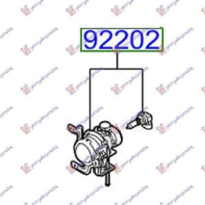 371205111 Hyundai i10 2016-2019 | Προβολέας Ομίχλης Δεξιός