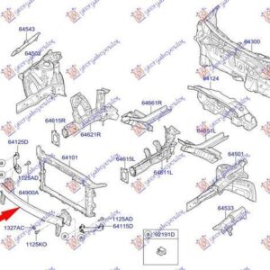 372203840 Hyundai Elantra 2015-2019 | Τραβέρσα Προφυλακτήρα Εμπρός