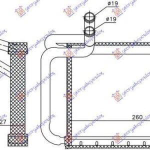 373006500 Hyundai H-1 Starex 2007-2018 | Ψυγείο Καλοριφέρ