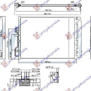 424306400 Kia Sportage 2015-2018 | Ψυγείο A/C