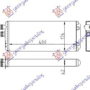 406006500 Iveco Stralis 2003- | Ψυγείο Καλοριφέρ