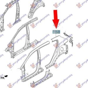 424301692 Kia Sportage 2015-2018 | Φτερό Πίσω Αριστερό