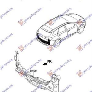 430202070 Kia Ceed 5θυρο 2013-2015 | Ποδιά Πίσω