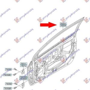 432101422 Kia Picanto 2015-2017 | Πόρτα Εμπρός Αριστερή