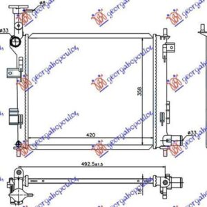 432006310 Kia Picanto 2011-2015 | Ψυγείο Νερού Βενζίνη