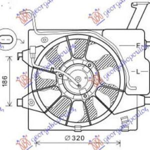 432106440 Kia Picanto 2015-2017 | Βεντιλατέρ