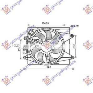 460006440 Lancia Ypsilon 2011- | Βεντιλατέρ