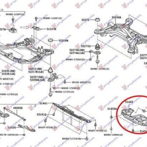 485000840 Lexus RX 350/450 2009-2012 | Ποδιά Μηχανής