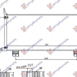 485006400 Lexus RX 350/450 2009-2012 | Ψυγείο A/C