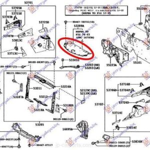 488100210 Lexus NX 2017-2022 | Κάλυμμα Μετώπης