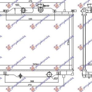 506006300 Mazda 2 2014-2020 | Ψυγείο Νερού