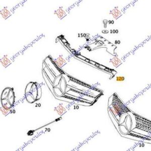 525006700 Mercedes-Benz E-Class Coupe/Cabrio 2009-2013 | Διακοσμητικό Καπό