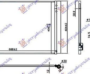 526206400 Mercedes-Benz V-Class 2015-2020 | Ψυγείο A/C Βενζίνη/Πετρέλαιο