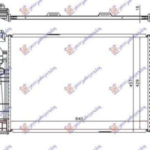 538106310 Mercedes-Benz B-Class 2011-2014 | Ψυγείο Νερού Βενζίνη/Πετρέλαιο