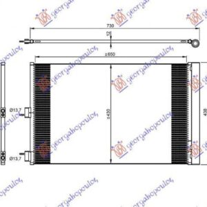 527206410 Mercedes-Benz GLA-Class 2014-2017 | Ψυγείο A/C