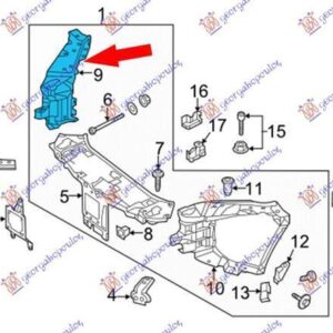 530100471 Mercedes-Benz S-Class 2013-2017 | Φανοστάτης Εμπρός Δεξιός