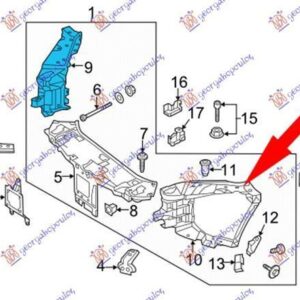 530100472 Mercedes-Benz S-Class 2013-2017 | Φανοστάτης Εμπρός Αριστερός