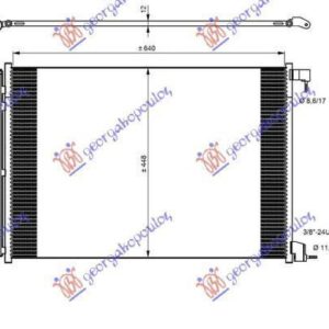 536406400 Mercedes-Benz C-Class 2018-2021 | Ψυγείο A/C Βενζίνη/Πετρέλαιο