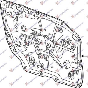 530107042 Mercedes-Benz S-Class 2013-2017 | Γρύλος Ηλεκτρικός Εμπρός Αριστερός