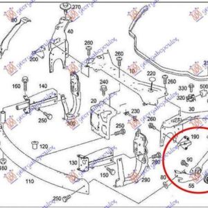 531000277 Mercedes-Benz CLS Coupe 2004-2008 | Φανοστάτης Εξωτερικός Εμπρός Αριστερός