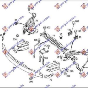 536200471 Mercedes-Benz C-Class Coupe 2011-2015 | Φανοστάτης Εμπρός Δεξιός