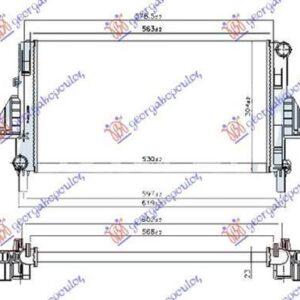 548906300 Smart Roadster 2003-2007 | Ψυγείο Νερού