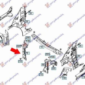 549104281 Smart ForTwo 2014- | Βάση Φανού Εμπρός Δεξιά