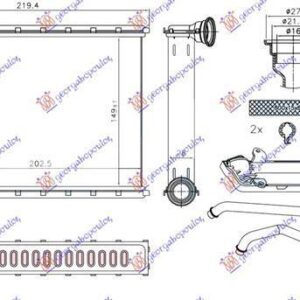 527806500 Mercedes-Benz GLS 2015-2019 | Ψυγείο Καλοριφέρ