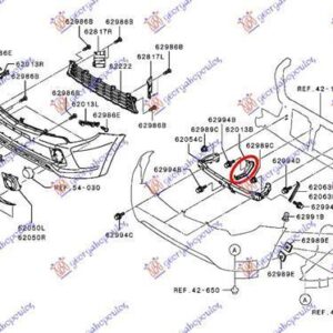 555104290 Mitsubishi L 200 2015-2019 | Βάση Τραβέρσας Εμπρός