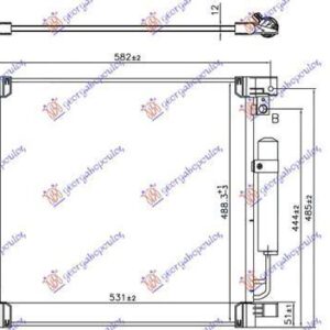 555106400 Mitsubishi L 200 2015-2019 | Ψυγείο A/C Βενζίνη/Πετρέλαιο