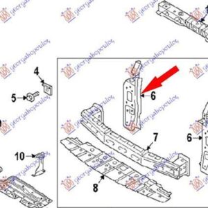 557100471 Mitsubishi Space Star 2016-2020 | Λαμαρίνα Μετώπης Δεξιά