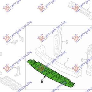 557000500 Mitsubishi Space Star 2013-2016 | Τραβέρσα Ψυγείου