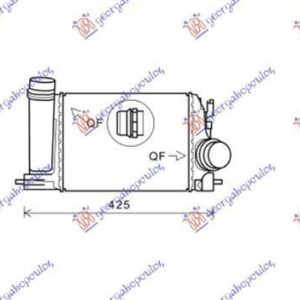 576106220 Nissan Qashqai 2013-2017 | Ψυγείο Intercooler