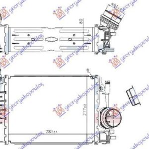 576206240 Nissan Qashqai 2017-2021 | Ψυγείο Intercooler