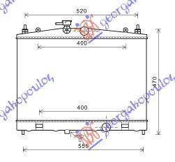 580706300 Nissan Cube 2009-2018 | Ψυγείο Νερού