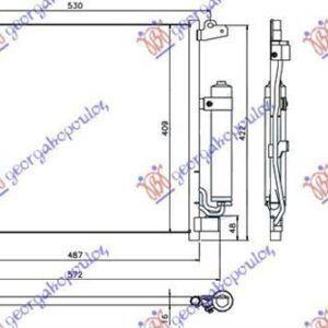 577006410 Nissan Juke 2010-2015 | Ψυγείο A/C