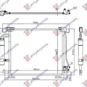 577006430 Nissan Juke 2010-2015 | Ψυγείο A/C