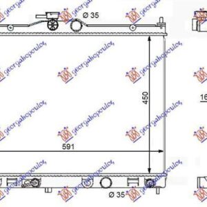 578006300 Nissan NV200/Evalia 2009- | Ψυγείο Νερού