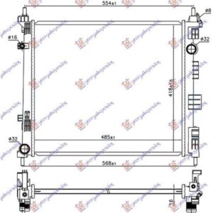 578006310 Nissan NV200/Evalia 2009- | Ψυγείο Νερού