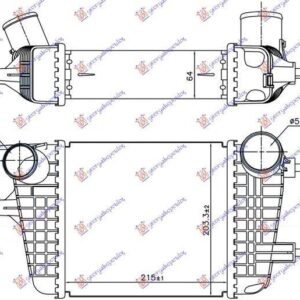 582006200 Nissan Note 2013- | Ψυγείο Intercooler