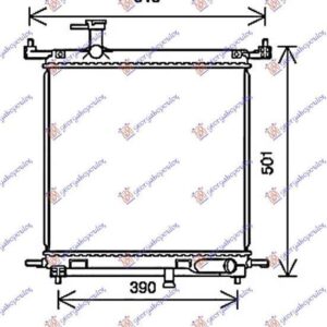 579006310 Nissan Micra 2010-2013 | Ψυγείο Νερού