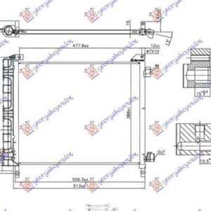 579106410 Nissan Micra 2013-2017 | Ψυγείο A/C