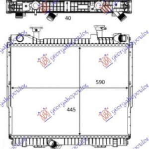 580306300 Nissan Cabstar 2006-2013 | Ψυγείο Νερού