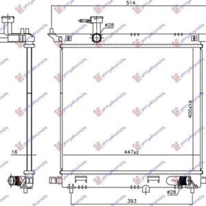 582006300 Nissan Note 2013- | Ψυγείο Νερού