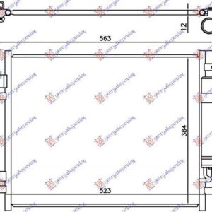 582006410 Nissan Note 2013- | Ψυγείο A/C