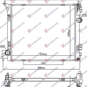 583106300 Nissan X-Trail 2017-2021 | Ψυγείο Νερού