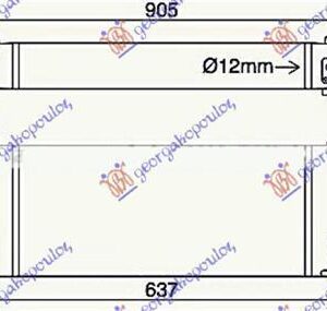 584006210 Nissan Navara 2010-2015 | Ψυγείο Intercooler