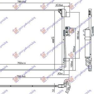 584106400 Nissan Navara 2015- | Ψυγείο A/C