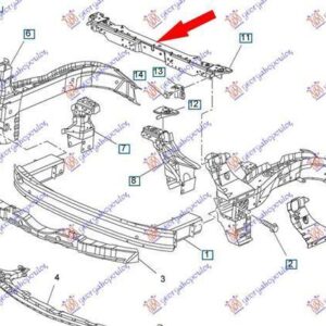 600300200 Opel Astra Sedan 2013- | Ποδιά Εμπρός