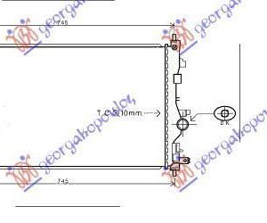 600006320 Opel Astra 5θυρο/Station Wagon 2010-2013 | Ψυγείο Νερού